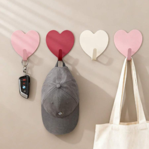 Ganchos decorativos en forma de corazón