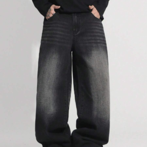 Pantalón de mezclilla negro