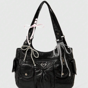 Grunge Punk Bolso de hombro tipo tote casual