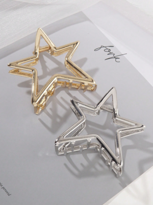 Metallic Star Hair Claw