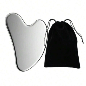 Tabla Gua Sha en forma de corazón de acero inoxidable